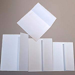A7 Clear Plastic Greeting Cards Boxes, Set of 25, 5-3/8 X 7-3/8