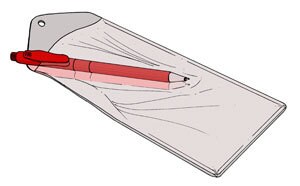 Clear Bookmark Sleeves, Set of 10 [SLEEVE-01] - $4.50 : Tatting