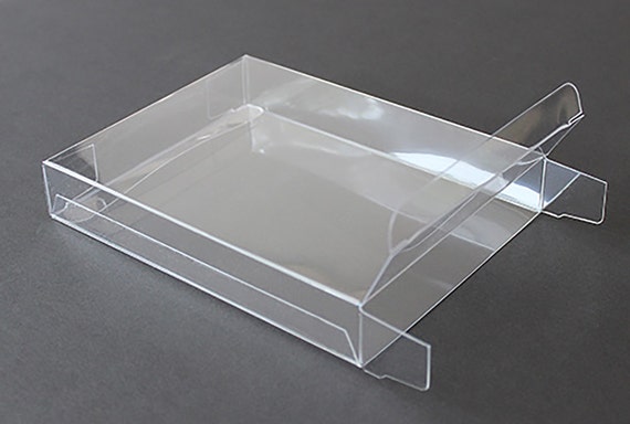 A7 Clear Plastic Greeting Cards Boxes, Set of 25, 5-3/8 X 7-3/8, Choice of  4 Different Depths 