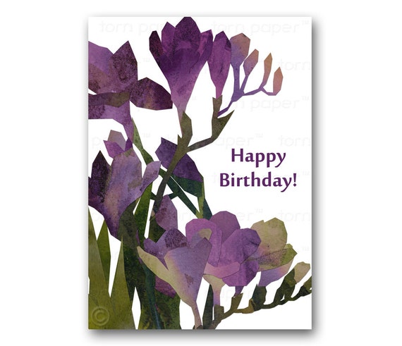Joyeux Anniversaire Freesia 5 X 7 Printemps Fleurs Etsy Joyeux Anniversaire Freesia 5 X 7 Printemps Fleurs Etsy