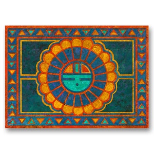 KACHINA SUN SPIRIT - Southwest Collection - Available as a Greeting Card, Print, or Art Block in 2 Sizes - Prints include a Free Mat (SW029)