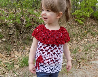 Crochet Sweater Pattern, Lovely Lace Sweater, Sweater Crochet Pattern for kids, Crochet Solomon's knot, Crochet Lover's Knot