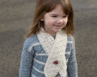 Crochet Pattern: Atlantic Breeze Pullover, Crochet Pullover Pattern, Child Sizes, Sweater, Winter Fashion, Warm, Convertible, Scarf, Spring