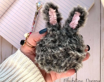 Crochet Pattern: Bunny Wireless Earbud Case, Crochet Case Pattern, Teacher's Gift, Earbud Cozy, Earbud Pouch, Crochet Easter Pattern