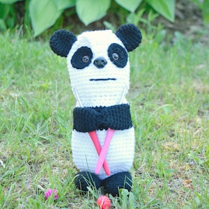 Crochet Pouch Pattern, Panda Pencil Holder, Pencil Pouch, Case, Cell Phone Holder, Crochet Hook Pouch, Woodland, School, Teacher, Student