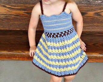 Crochet Tank Top or Sundress Pattern, Easy Level (PDF Pattern)
