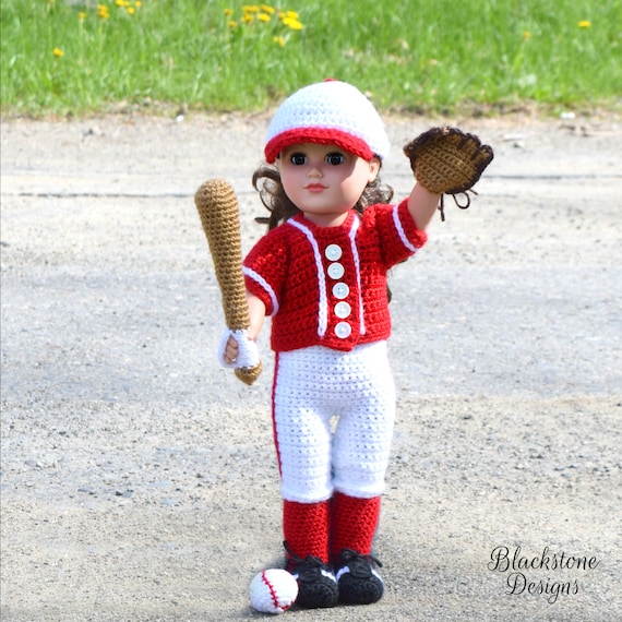 Softball outfit for 18 inch doll clearance
