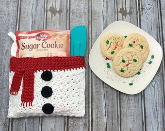 Crochet Pot Holder Pattern, Snowman Belly Pot Holder, Crochet Potholder, Crochet Hot Pad, Snowman Pot Holder, Snowman Hot Pad, Snowman Decor