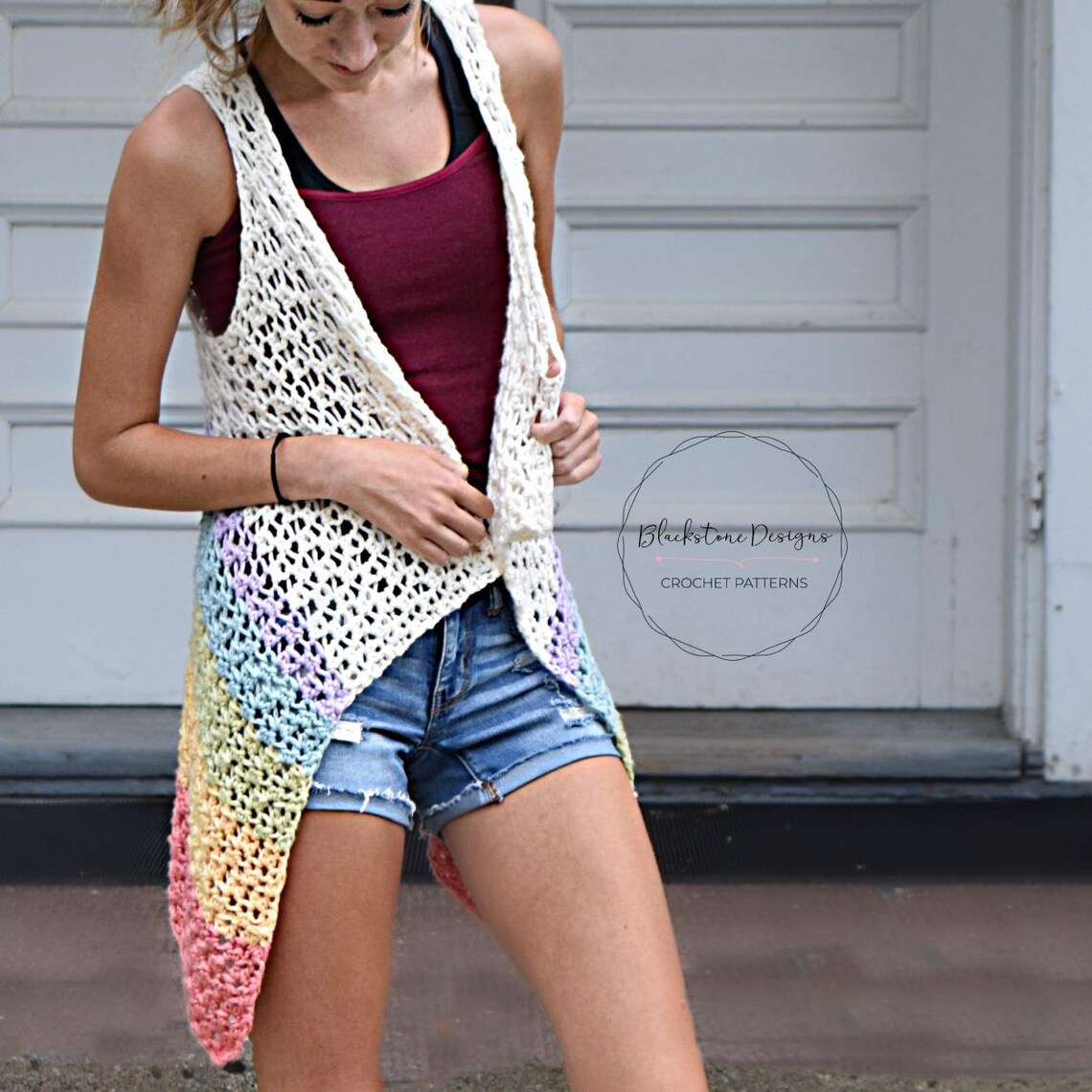 Sublime Crochet Patterns Crochet Vest Pattern, Sublime Vest ADULT, Boho Vest Crochet Pattern ...