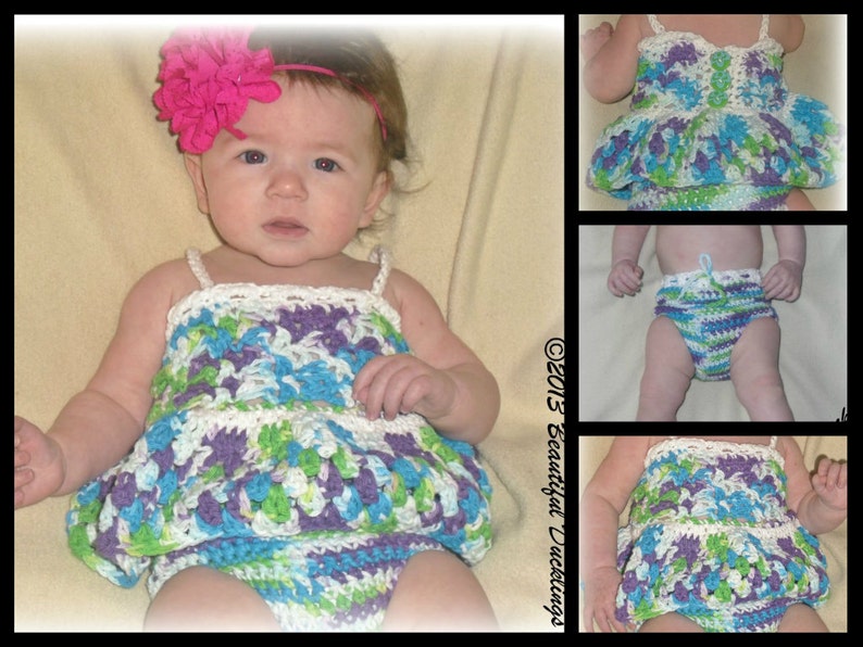 Baylee Tankini PDF Crochet Pattern ONLY Baby Child Etsy