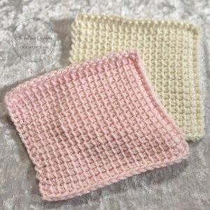 Crochet Pattern: Tunisian Simple Stitch Afghan Square, Tunisian Crochet Patterns for Beginners, Easy Tunisian Crochet Projects