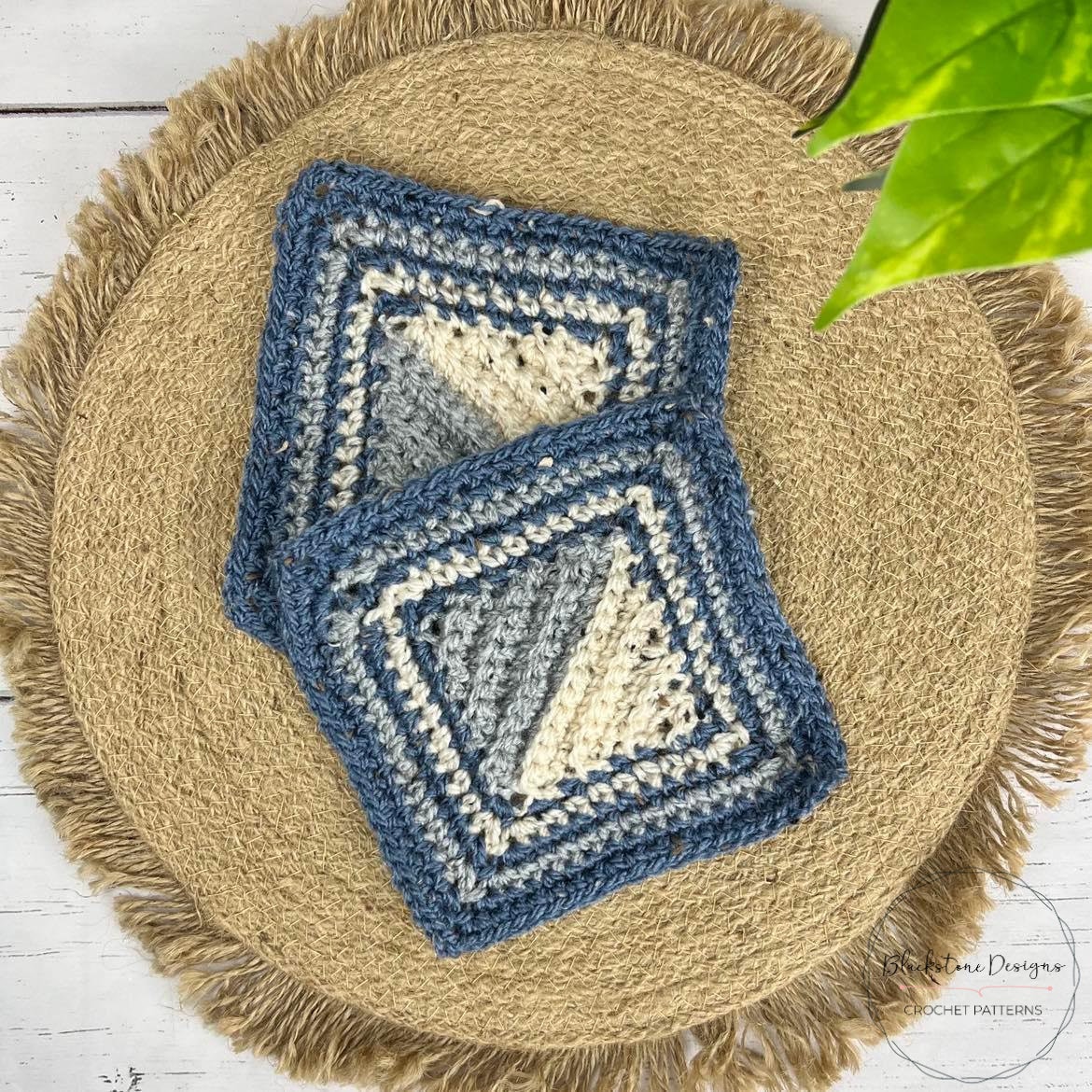 38 Crochet Square Patterns to Build Your Next Project 36 Crochet Pattern: Framed Ripples Afghan Square