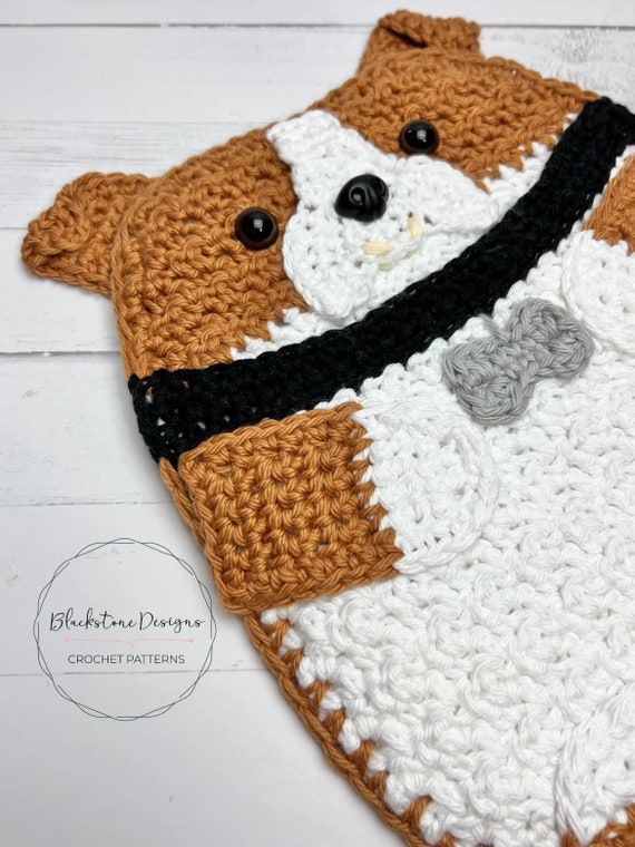 How to Make the Kitty Cat Pot Holder - Free Crochet Pattern - Blackstone  Designs Crochet Patterns