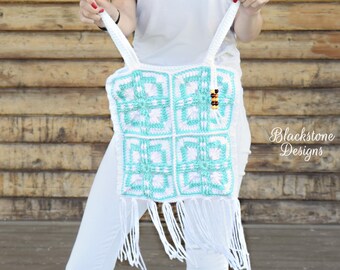 Native Sun Square Crochet Bag Pattern (PDF)