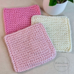 Crochet Pattern: Tunisian Purl Stitch Afghan Square, Tunisian Crochet Patterns for Beginners, Easy Tunisian Crochet Projects