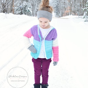 Crochet Sweater Pattern, Whatever Sweater Child Sizes, Crochet Pullover, Crochet Cardigan, Crochet Sweater for Kids
