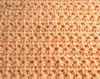 Crochet Pattern: Star Stitch Afghan Square, Crochet Afghan Block Pattern, Crochet Square Pattern, Crochet Herringbone Stitch