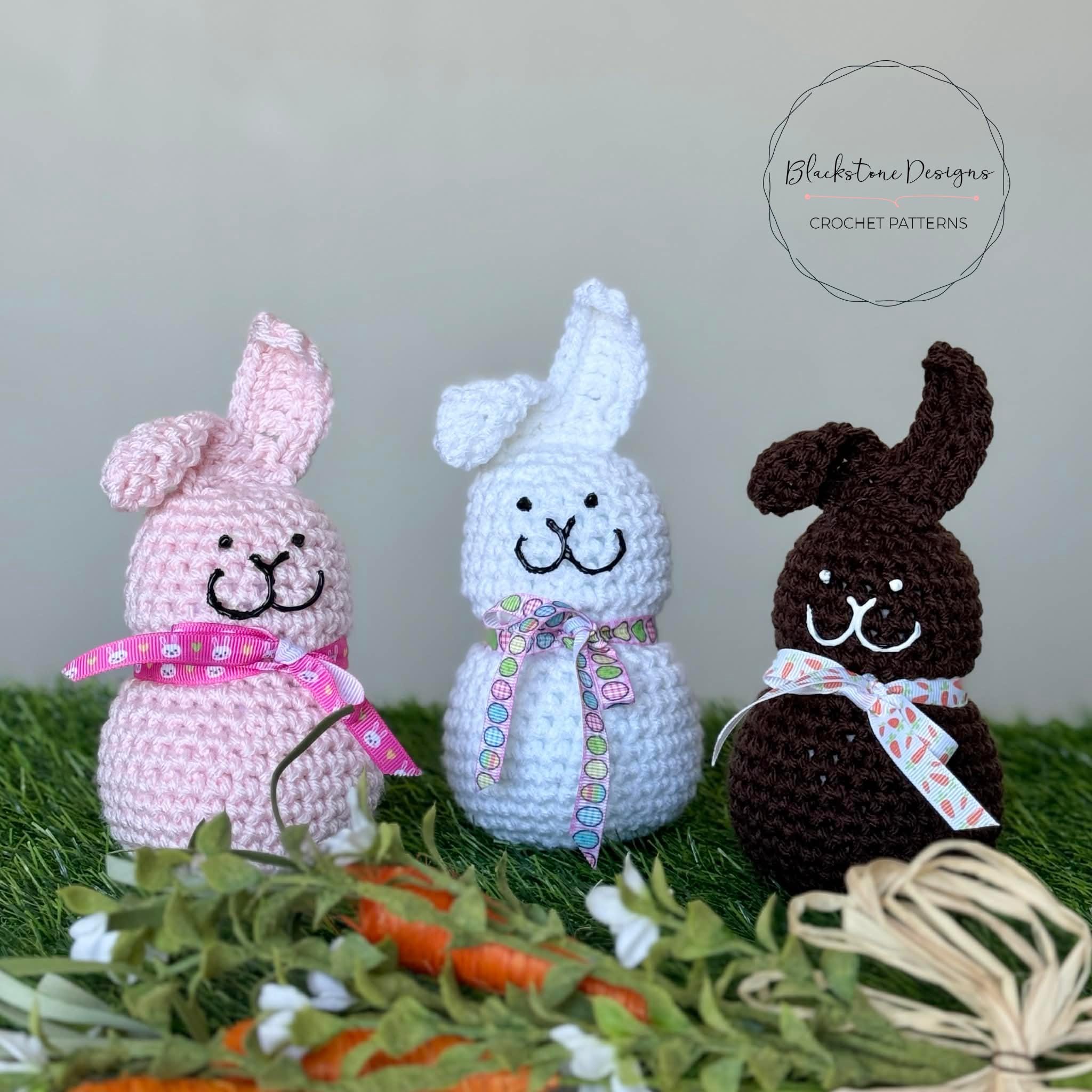 40 Easter Bunny Crochet Patterns for Spring Gifts, Baskets, and Home Decor 6 Crochet Pattern: Simple Easter Bunny crochet