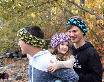 Star Struck Crochet Ear Warmer Pattern, Textured Family Headband (PDF Download)