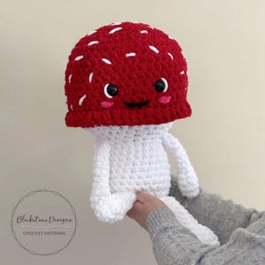 Crochet Pattern: Amigurumi Mushroom, Crochet Mushroom Pattern, Crochet Mushroom Guy, Mushroom Amigurumi Crochet Pattern