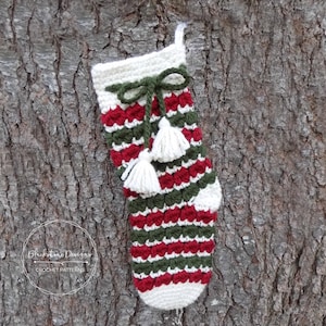 Crochet Stocking Pattern, Yuletide Christmas Stocking, Crochet Christmas Stocking Pattern, Christmas Stockings, Christmas Crochet Pattern