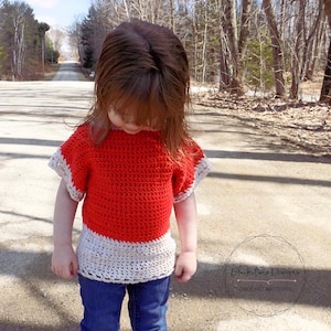 Crochet Sweater Pattern, Spring Breeze Sweater for Children, Crochet Tee Shirt Pattern, Crochet Top Patterns, Crochet Garments for Kids