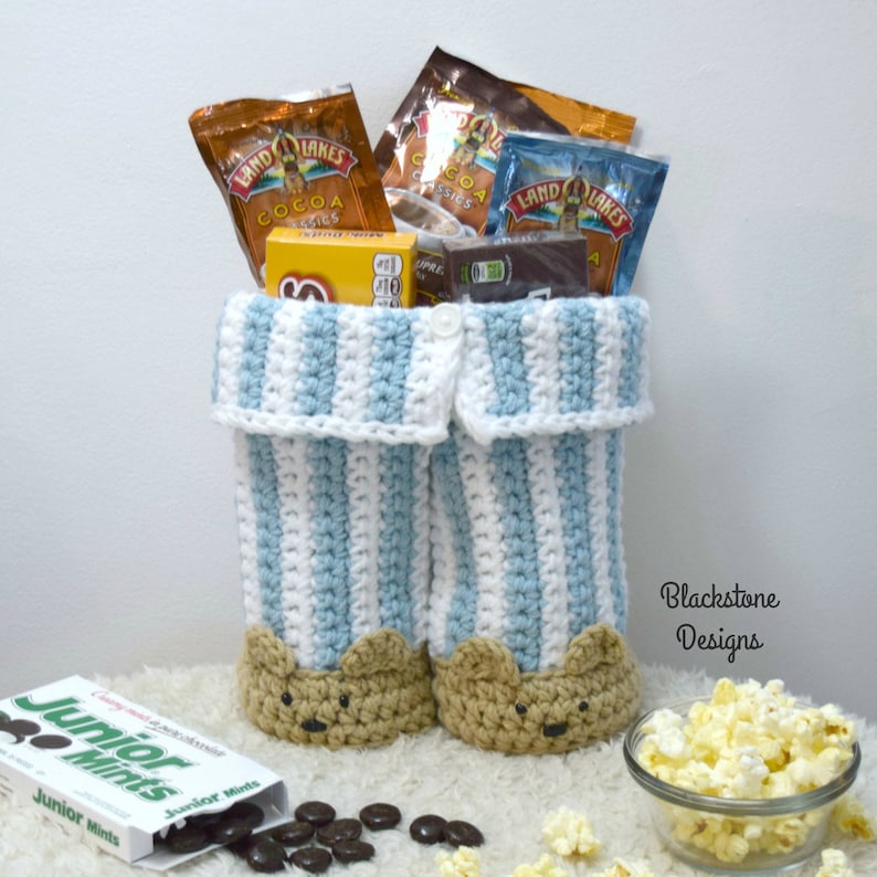 Pajama Pants Gift Basket PDF Crochet Pattern ONLY Tote Etsy