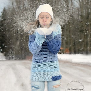 Crochet Sweater Pattern, Whatever Sweater ADULT, Cardigan Pattern, Pullover Pattern, Easy Crochet Sweater Pattern, Low Sew Sweater