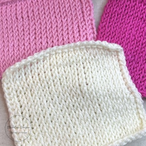 Crochet Pattern: Tunisian Knit Stitch Afghan Square, Tunisian Crochet Patterns for Beginners, Easy Tunisian Crochet Projects