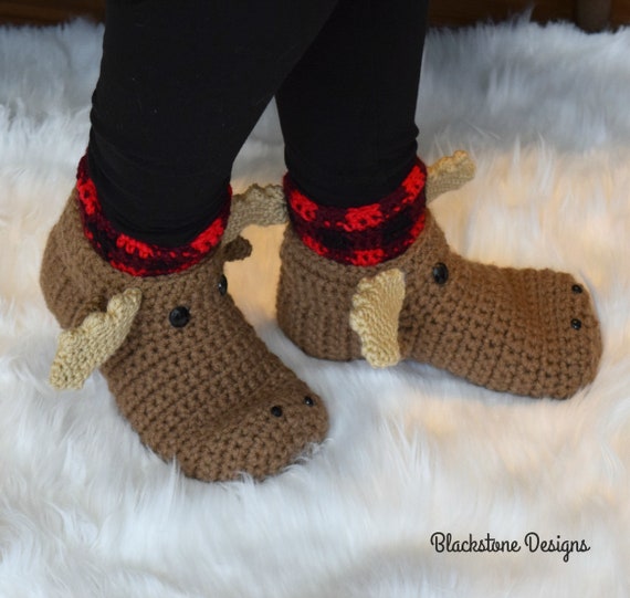 Moose head slippers best sale