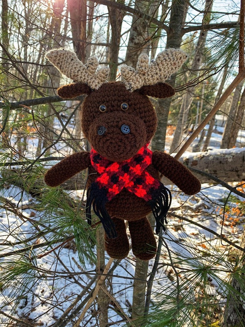 Crochet Moose Pattern for Mack the Moose, Crochet Moose Amigurumi, Moose Plushie, Moose Stuffed Animal, Moose Ami image 3