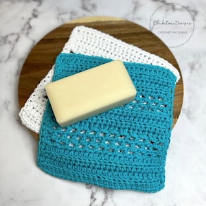 Crochet Dishcloth Pattern, Beginner Half Double Crochet Dishcloth, beginner friendly crochet pattern for a dishcloth or washcloth