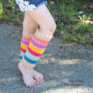 Crochet Pattern: Color Block Leggings, Crochet Leggings Pattern, Crochet Leg Warmers, Boot Cuffs, Ballet Leg Warmers, Dance Leg Warmers