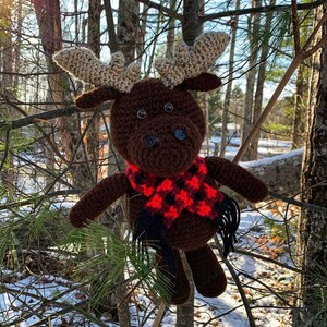 Crochet Moose Pattern for Mack the Moose, Crochet Moose Amigurumi, Moose Plushie, Moose Stuffed Animal, Moose Ami image 4