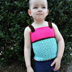 Gracie Lace Tank BABY PDF Crochet Pattern Summer Tank Top - Etsy