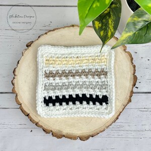 Crochet Pattern: Granite Stitch Afghan Square, Crochet Afghan Block, Crochet Square Pattern, Crochet Linen Stitch, Crochet Moss Stitch