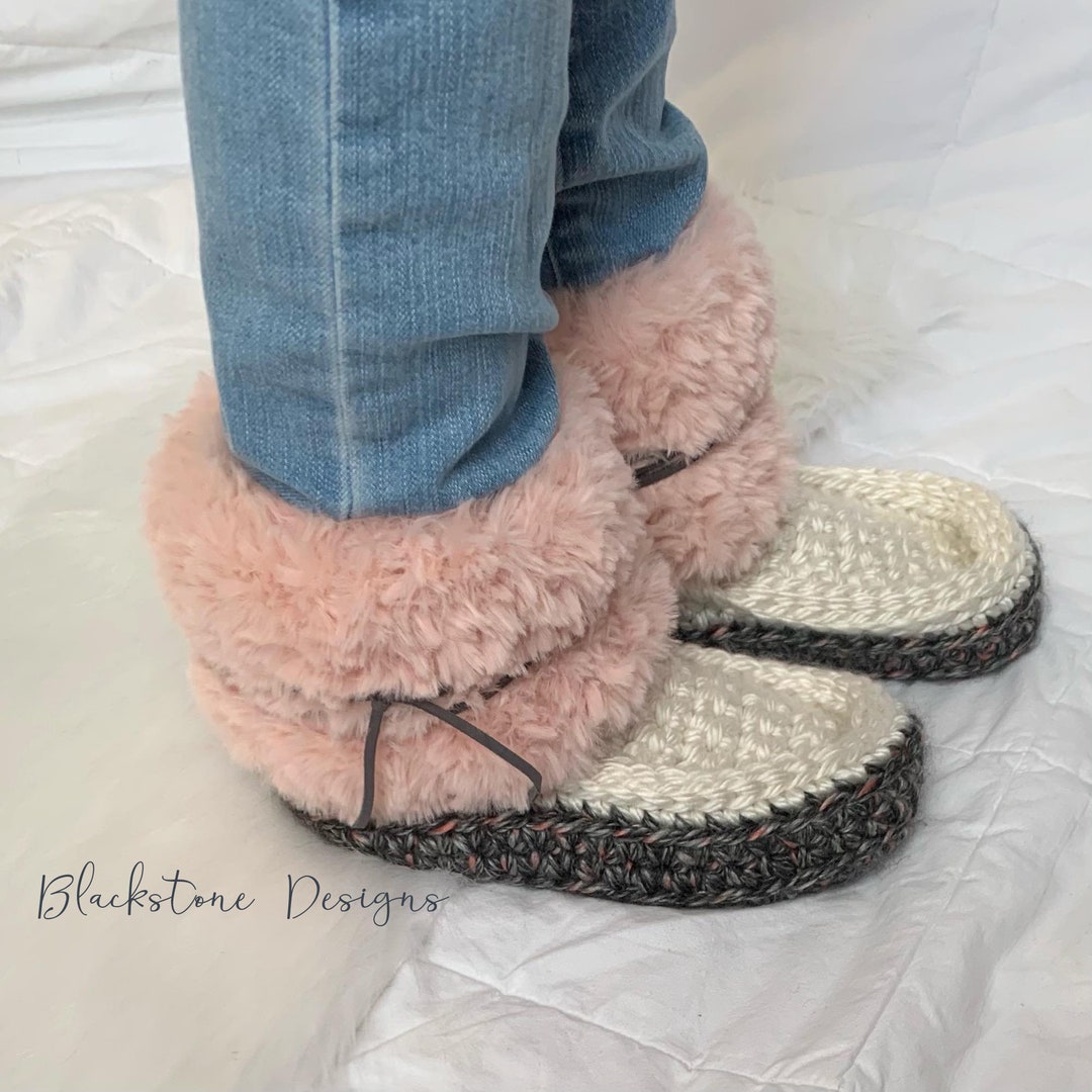 Snowshoe Moccasins CHILD  PDF Crochet Pattern ONLY  Winter