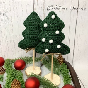 Crochet Decor Pattern, Stuffed Rustic Tree Decor, Crochet Tree, Christmas Tree, Stuffed Tree, Tree Pattern, Crochet Christmas Tree