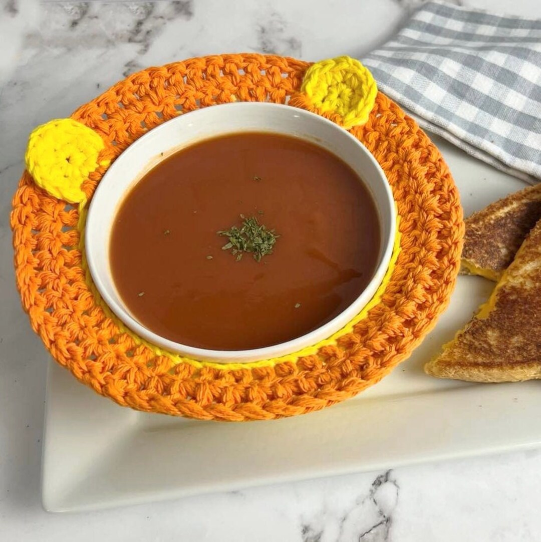 Lion Soup Bowl Cozy Digital PDF Crochet Pattern ONLY Soup Cozy, Ice