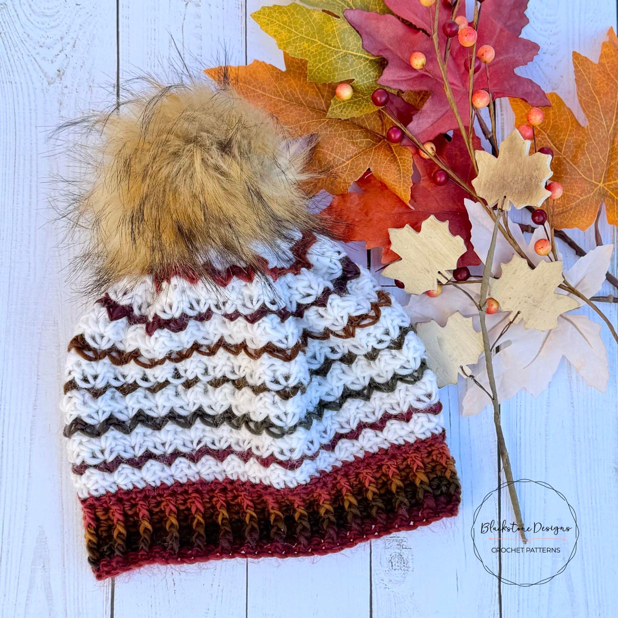 39 Beanie Hat Crochet Patterns: Upgrade Your Style Game Today! 19 Crochet Hat Pattern Road Trip Beanie Crochet