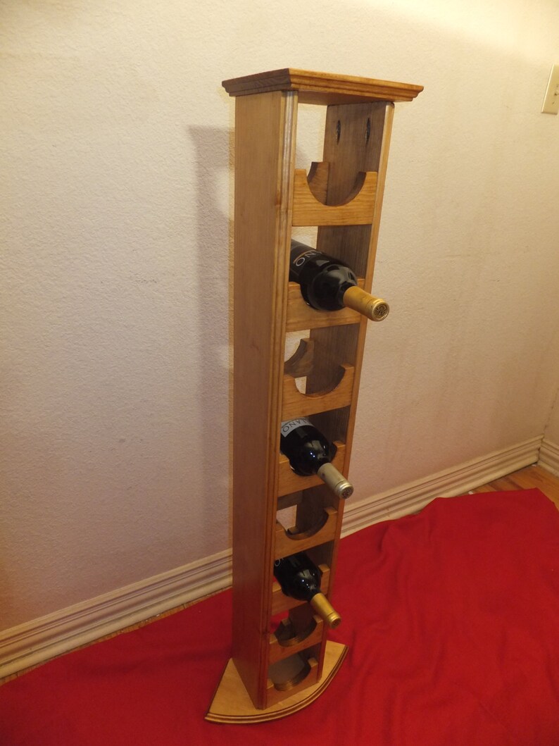 Tall Skinny Wine Rack Etsy