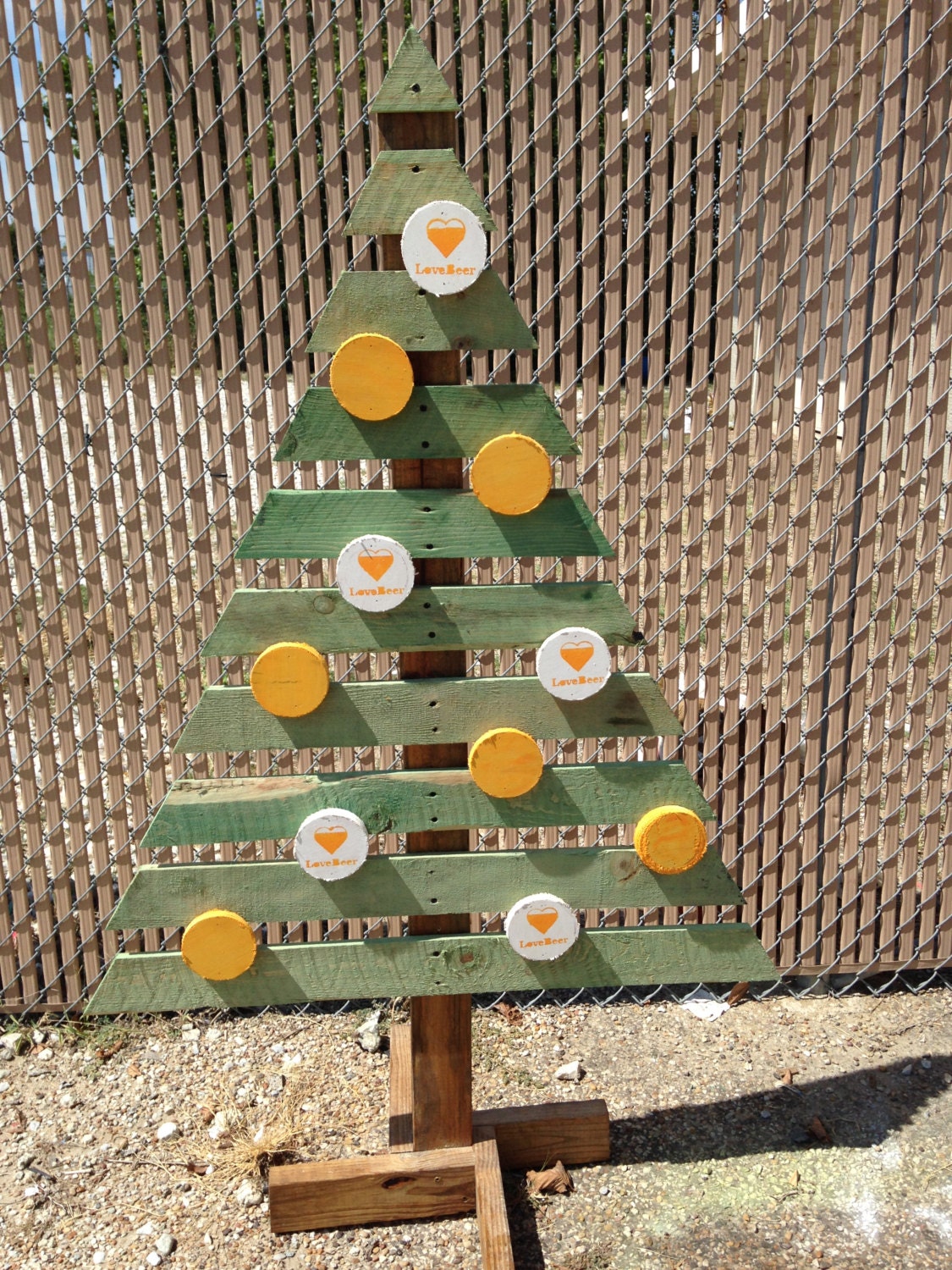 Rustic Wooden Christmas Tree