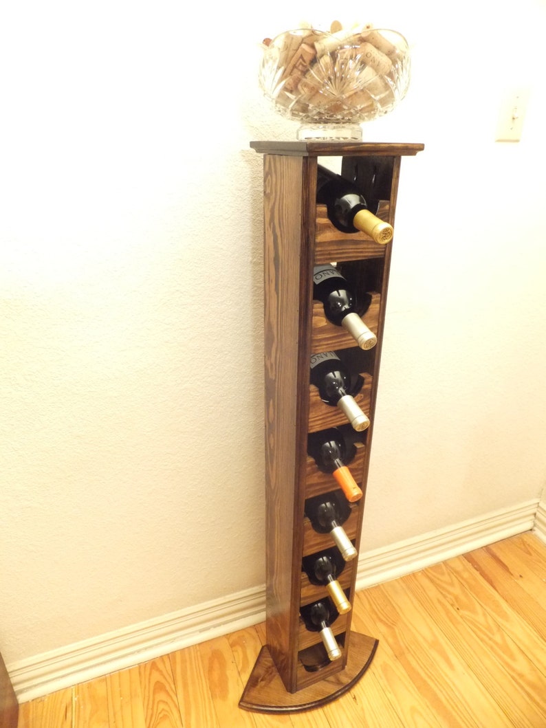 Tall Skinny Wine Rack Etsy