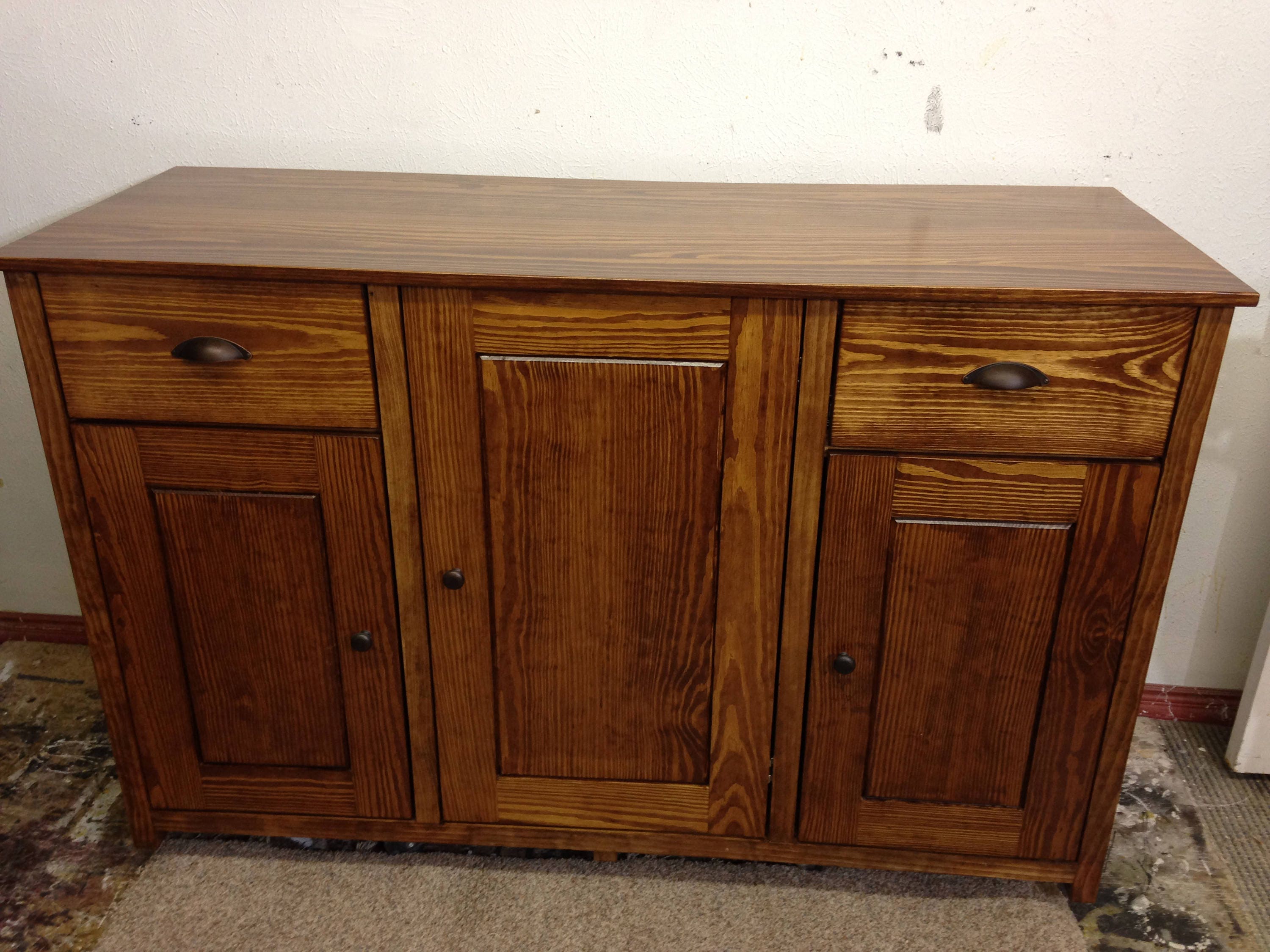 Sideboard with wine rack