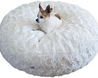 Luxury Dog Bed - Snow-Large