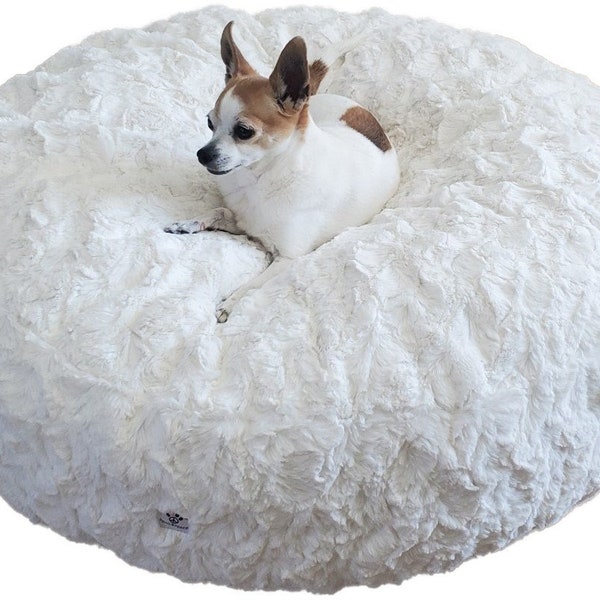 Luxury Dog Bed - Snow-Large