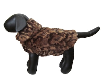 Luxury Leopard Dog Jacket