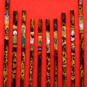 Inked Wood Flute Key of ‘A’