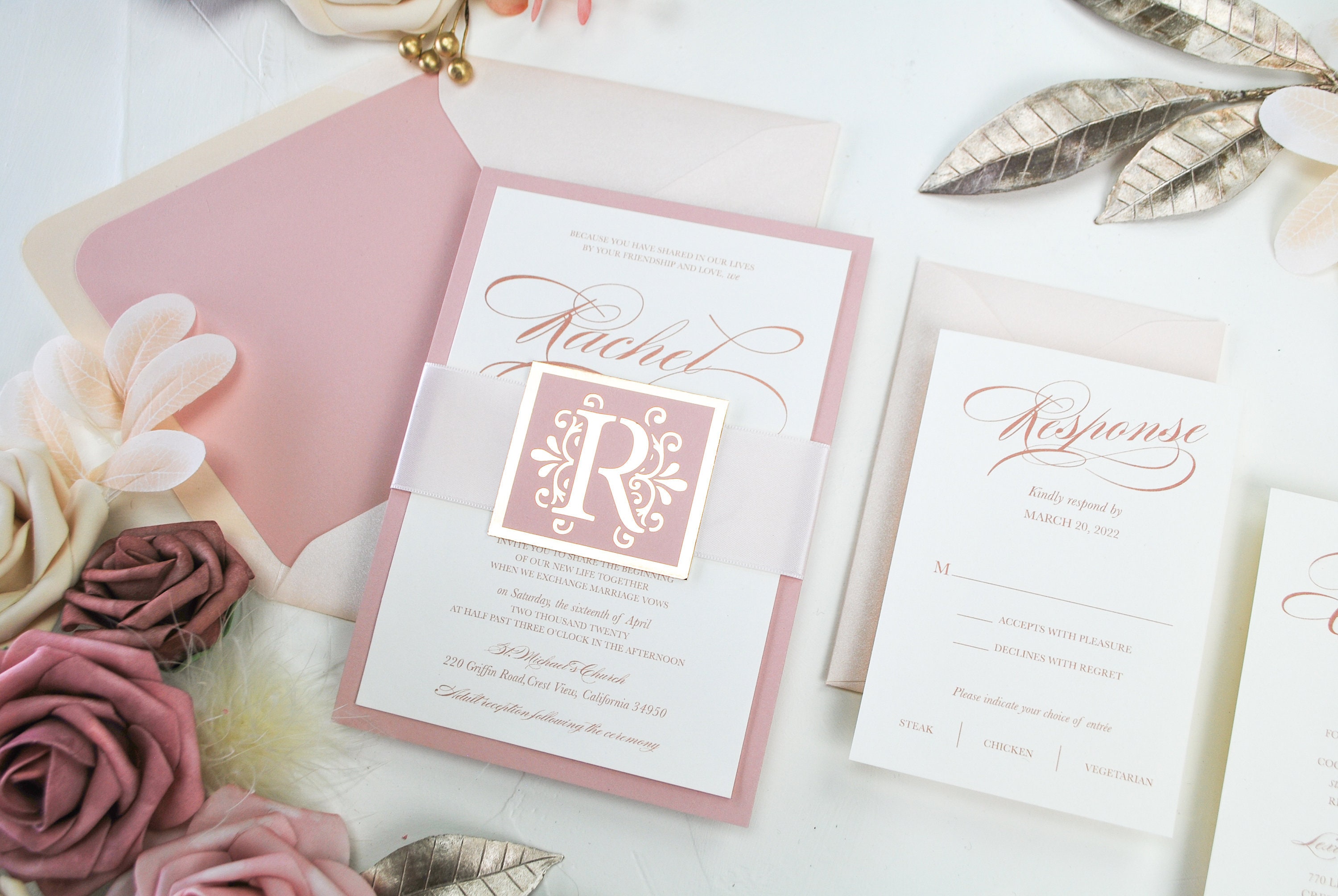 Invitación de boda de oro rosa invitación de boda malva rosa - Etsy México Invitación de boda de oro rosa invitación de boda malva rosa - Etsy México