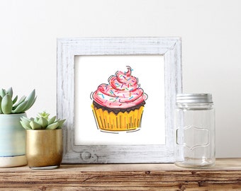 Cupcake print